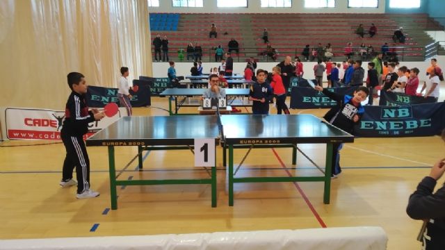 El Pabellón de Deportes Manolo Ibáñez acoge la Fase Local de Tenis de Mesa de Deporte Escolar, Foto 5
