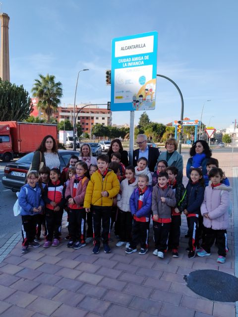 Alcantarilla ya cuenta con su placa indicativa de Unicef Ciudad Amiga de la Infancia - 2, Foto 2