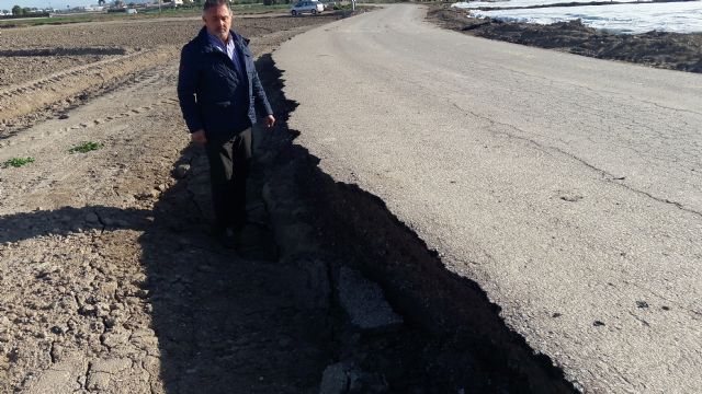 PP: 70 días después de la DANA el Ayuntamiento sigue sin arreglar los caminos y carreteras que resultaron dañados en las pedanías de Purias y Campillo - 1, Foto 1