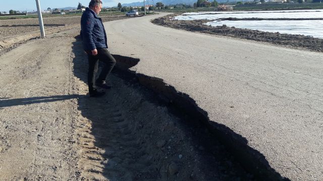 PP: 70 días después de la DANA el Ayuntamiento sigue sin arreglar los caminos y carreteras que resultaron dañados en las pedanías de Purias y Campillo - 2, Foto 2