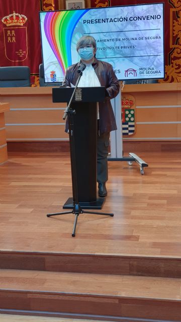 El Ayuntamiento de Molina de Segura y el Colectivo No te prives LGTBI de la Región de Murcia firman un convenio para la realización de actividades de sensibilización contra la LGTBIfobia en 2020 - 2, Foto 2