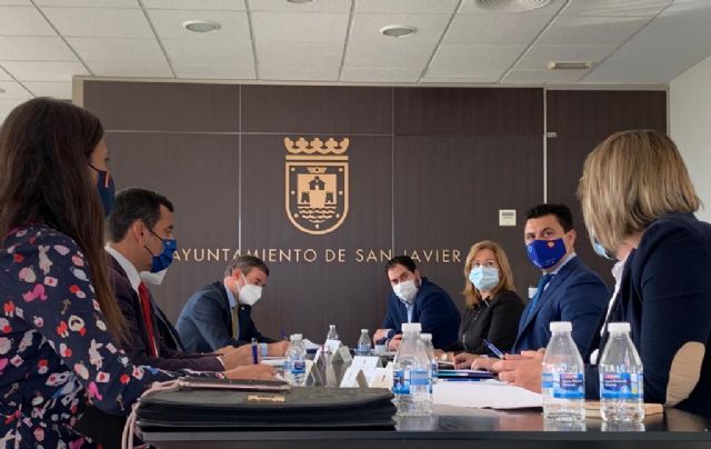 El alcalde de San Javier, José Miguel Luengo denuncia la falta de respuesta de Costas del Estado a la situación de los balnearios - 1, Foto 1