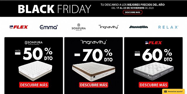 Colchón Exprés comienza su periodo de ofertas de colchones para este Black Friday - 1, Foto 1