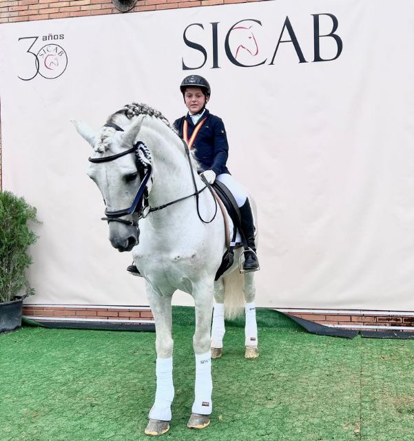 El cartagenero Alejandro Navarro consigue la medalla de bronce alevín en el Campeonato del Mundo de Doma Clásica - 1, Foto 1