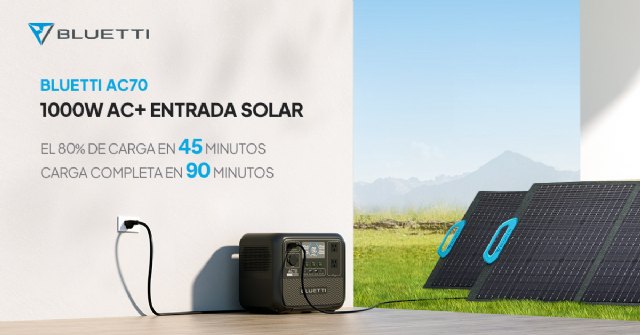 BLUETTI lanza la estación de energía portátil AC70 durante el auge del Black Friday y Cyber Monday - 3, Foto 3