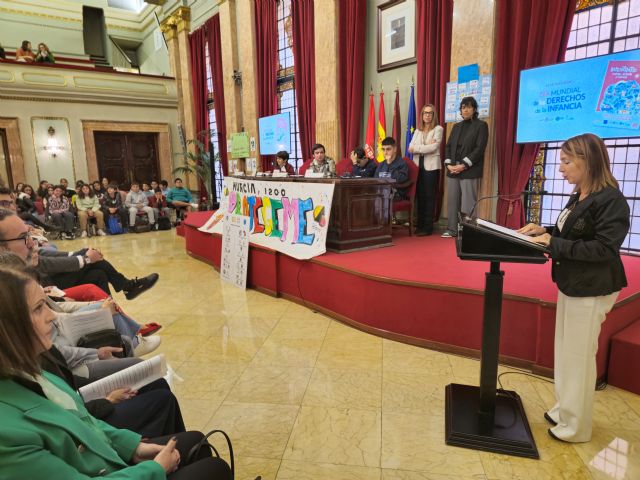 Cerca de 200 escolares del municipio protagonistas del 'Pleno Inclusivo, Plena Inclusión' celebrado en el Ayuntamiento - 4, Foto 4