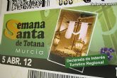 Cinco millones de cupones de la ONCE ilustran el próximo Jueves Santo la Semana Santa de Totana, declarada de Interés Turístico Tegional - 2