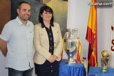 Totana recibe los trofeos del Mundial y la Eurocopa de fútbol logrados por la selección nacional absoluta de fútbol - 10
