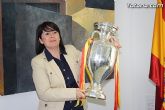 Totana recibe los trofeos del Mundial y la Eurocopa de fútbol logrados por la selección nacional absoluta de fútbol - 14