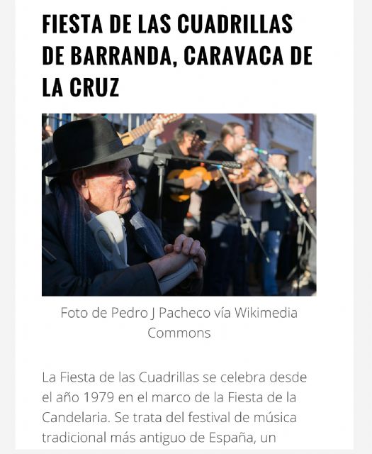 Tripadvisor-Niumba incluye la Fiesta de las Cuadrillas en las '10 mejores fiestas de invierno' - 1, Foto 1