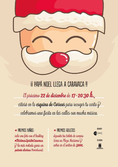 Caravaca vive este viernes una tarde de compras navideñas, con la visita de Papa Noel, concursos y música - 1, Foto 1