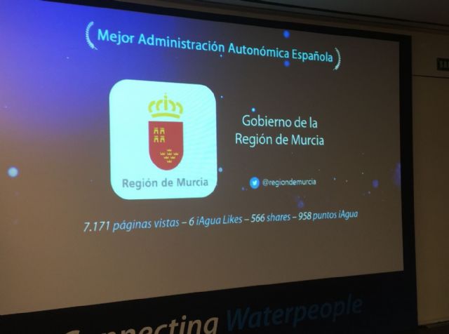 La Comunidad, distinguida como 'Mejor administración autonómica española' en gestión hídrica - 2, Foto 2