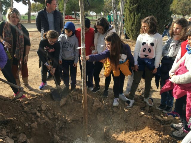 Colegios y asociaciones participan en una plantación de árboles a los que dan su nombre - 5, Foto 5