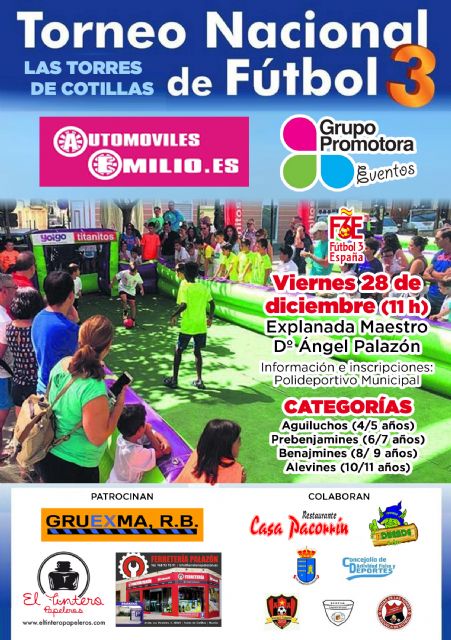 La Navidad trae a Las Torres de Cotillas un torneo infantil de fútbol 3 - 1, Foto 1