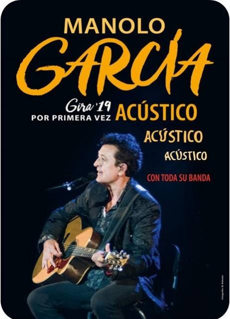 Manolo García anuncia su gira acústica Acústico, acústico, acústico - 1, Foto 1
