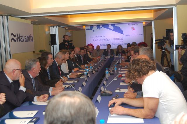 NAVANTIA y los sindicatos firman el acuerdo del Plan Estratégico 2018/22 y el primer Convenio Colectivo Intercentros de la compañía - 3, Foto 3