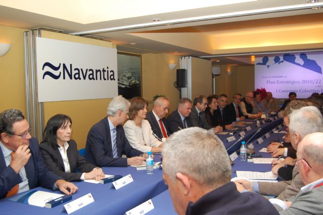 NAVANTIA y los sindicatos firman el acuerdo del Plan Estratégico 2018/22 y el primer Convenio Colectivo Intercentros de la compañía - 4, Foto 4