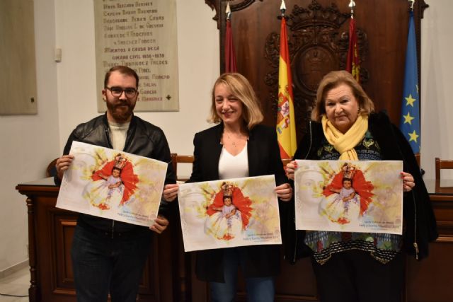 El Niño, que la Virgen de las Huertas tiene sentado en su regazo, es la imagen elegida por Sentir Cofrade - 1, Foto 1