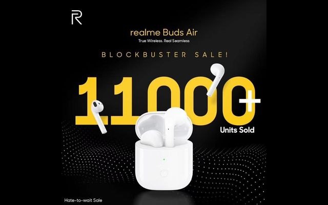 Con 11,000 unidades vendidas en 1 hora, los realme Buds Air marcan el comienzo de la popularización del IoT en India - 1, Foto 1