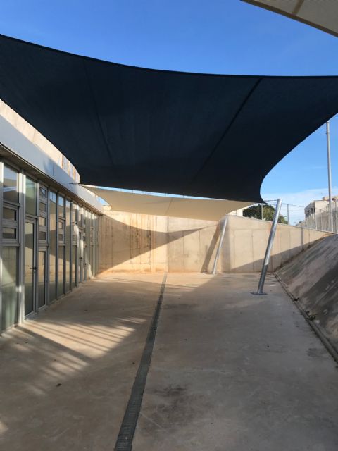 La zona de Infantil del Colegio Ntra. Sra. del Rosario ya dispone de espacios de sombra en el patio - 4, Foto 4
