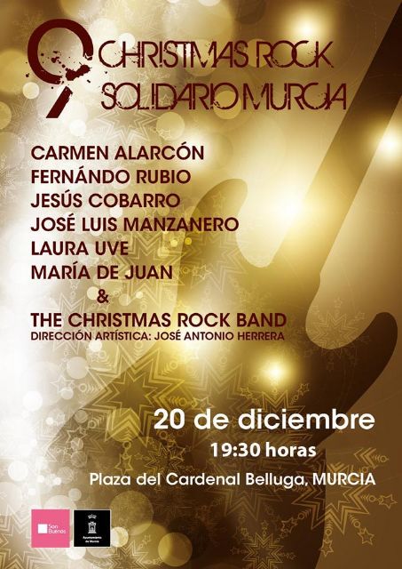 La Plaza del Cardenal Belluga acoge esta tarde la novena edición del Christmas Rock - 1, Foto 1