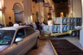 Policía Local y Protección Civil intervienen en el dispositivo del suceso provocado por el vehículo que se empotró en la Iglesia de Santiago - 3