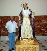 Se presenta la imagen de la Virgen del Calvario a la Hermandad al término de su asamblea extraordinaria - 1