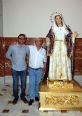 Se presenta la imagen de la Virgen del Calvario a la Hermandad al término de su asamblea extraordinaria - 2