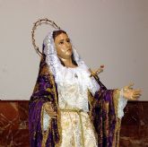 Se presenta la imagen de la Virgen del Calvario a la Hermandad al término de su asamblea extraordinaria - 6