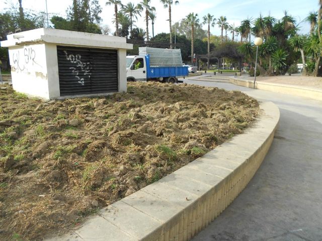 El jardín de los cactus, en obras - murcia.com