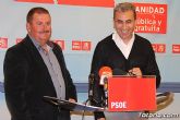 Rueda de prensa en Totana del candidato a las primarias del PSRM-PSOE Roberto García - 4