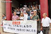 CCOO se concentra ante el Palacio de Justicia de Totana - 19