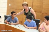 Autoridades municipales realizan una recepción institucional a los siete niños saharauis acogidos este verano por familias de Totana - 6
