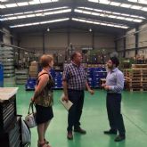 El alcalde y la Concejala de Desarrollo Económico y Presidenta de PROINVITOSA inician una ronda de visitas a empresas del Polígono - 6