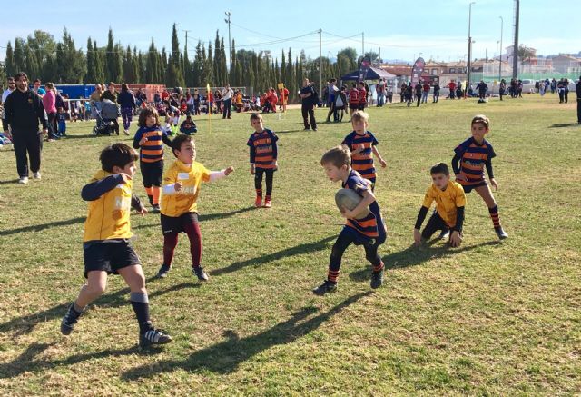 Cerca de 200 jóvenes jugadores disfrutan en Las Torres de Cotillas de la fiesta del rugby de la Región de Murcia - 1, Foto 1