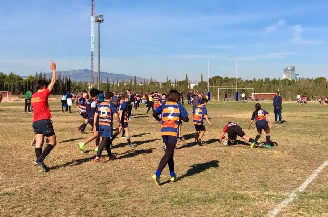 Cerca de 200 jóvenes jugadores disfrutan en Las Torres de Cotillas de la fiesta del rugby de la Región de Murcia - 5, Foto 5