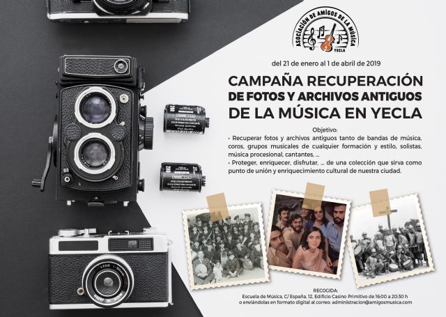 Campaña recuperación fotos y archivos antiguos de la música en Yecla - 1, Foto 1