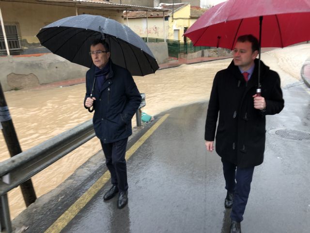 Ballesta reclama al Ministerio una decisión definitiva sobre el Colector Norte para evitar las inundaciones sistemáticas en Murcia - 2, Foto 2