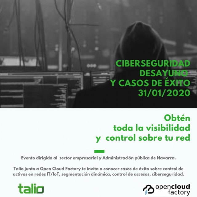 Talio y Open Cloud Factory acercan la Ciberseguridad a Empresas y AA.PP. Navarras - 1, Foto 1