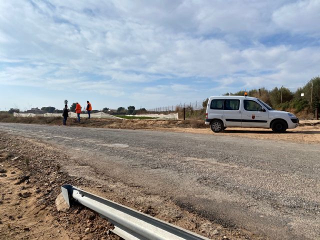 El Ayuntamiento colabora en las obras de reparación de la carretera que une Torre Pacheco y Dolores de Pacheco - 3, Foto 3
