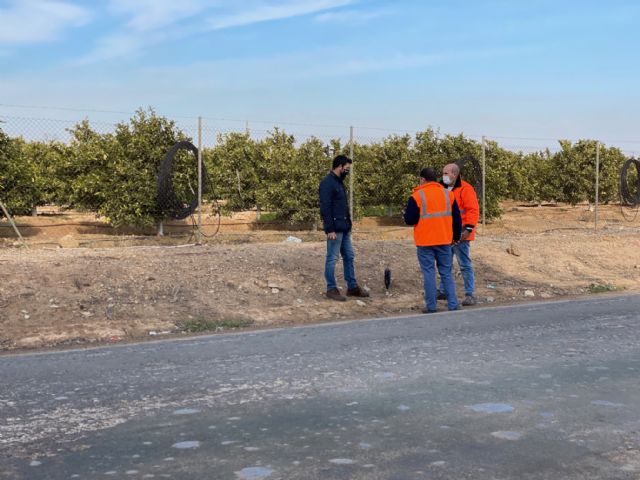 El Ayuntamiento colabora en las obras de reparación de la carretera que une Torre Pacheco y Dolores de Pacheco - 5, Foto 5