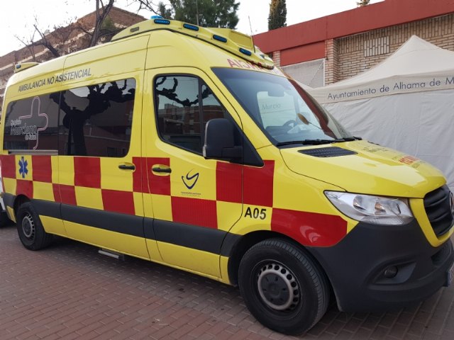 La ambulancia no asistencial regresa a Alhama - 1, Foto 1
