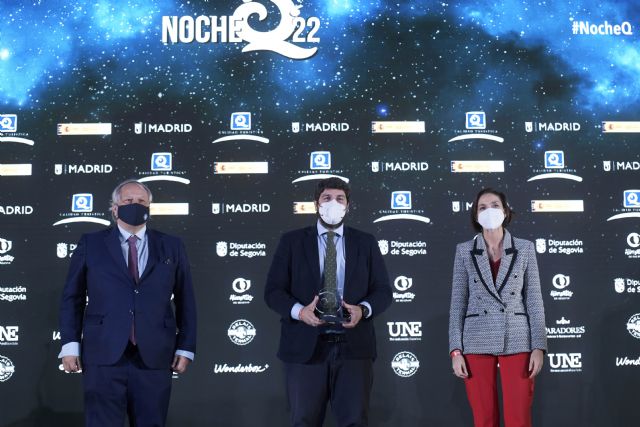 López Miras recoge el Premio Q de Calidad Turística para la Región de Murcia - 1, Foto 1