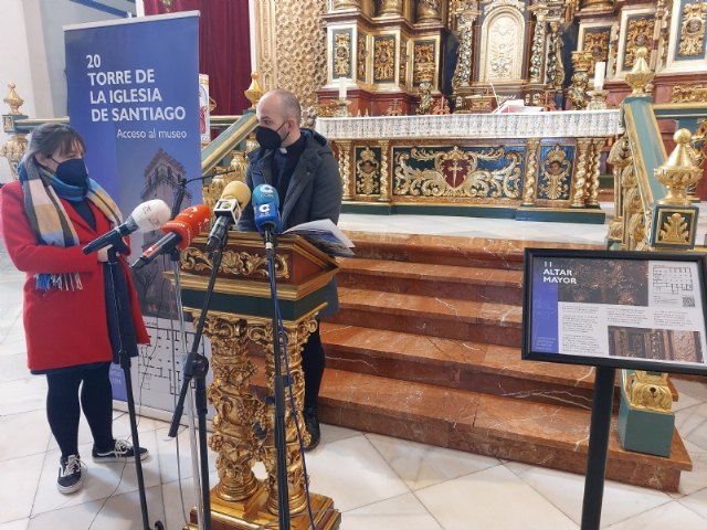 Los visitantes podrán conocer el patrimonio histórico y artístico de la parroquia de Santiago El Mayor con la ayuda de audioguías, Foto 2