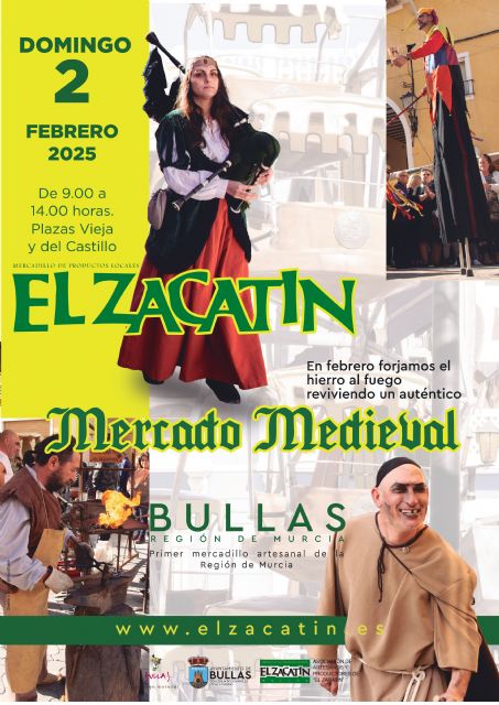 'El Zacatín' de febrero se trasforma en mercado medieval con recreaciones históricas, espectáculos y talleres - 1, Foto 1
