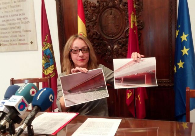 El PSOE denuncia importantes deficiencias en el recién estrenado pabellón deportivo de los IES Ros Giner e Ibáñez Martín - 1, Foto 1