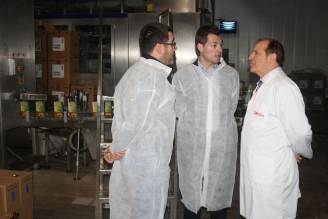 El Alcalde de Cehegín realiza una visita institucional a la fábrica de Cofrutos - 2, Foto 2