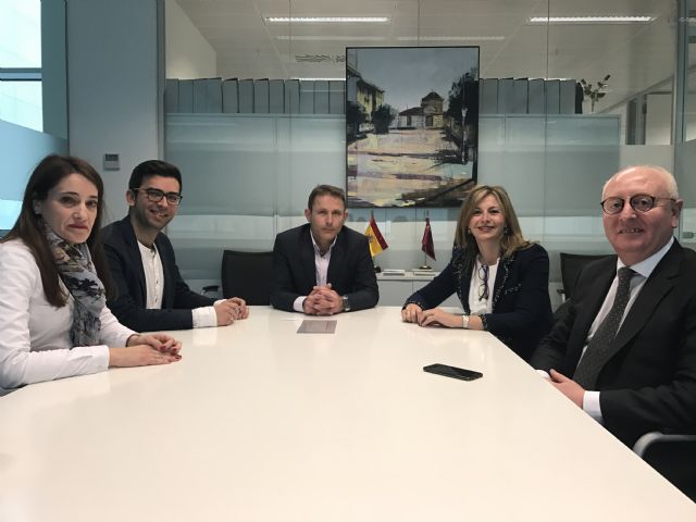 Alcalde y concejal del Ayuntamiento de Torre-Pacheco se reúnen con directivos de BMN - 1, Foto 1