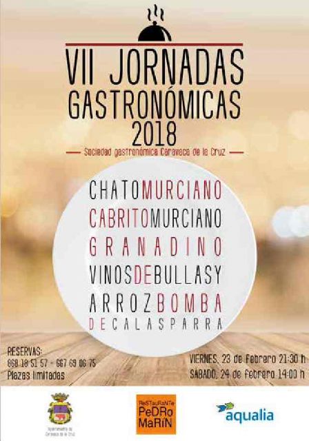 Las Jornadas de la Sociedad Gastronómica de Caravaca se celebran este viernes y sábado - 1, Foto 1