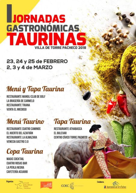 Las I Jornadas Gastronómicas Taurinas se celebran en Torre-Pacheco los próximos fines de semana - 3, Foto 3